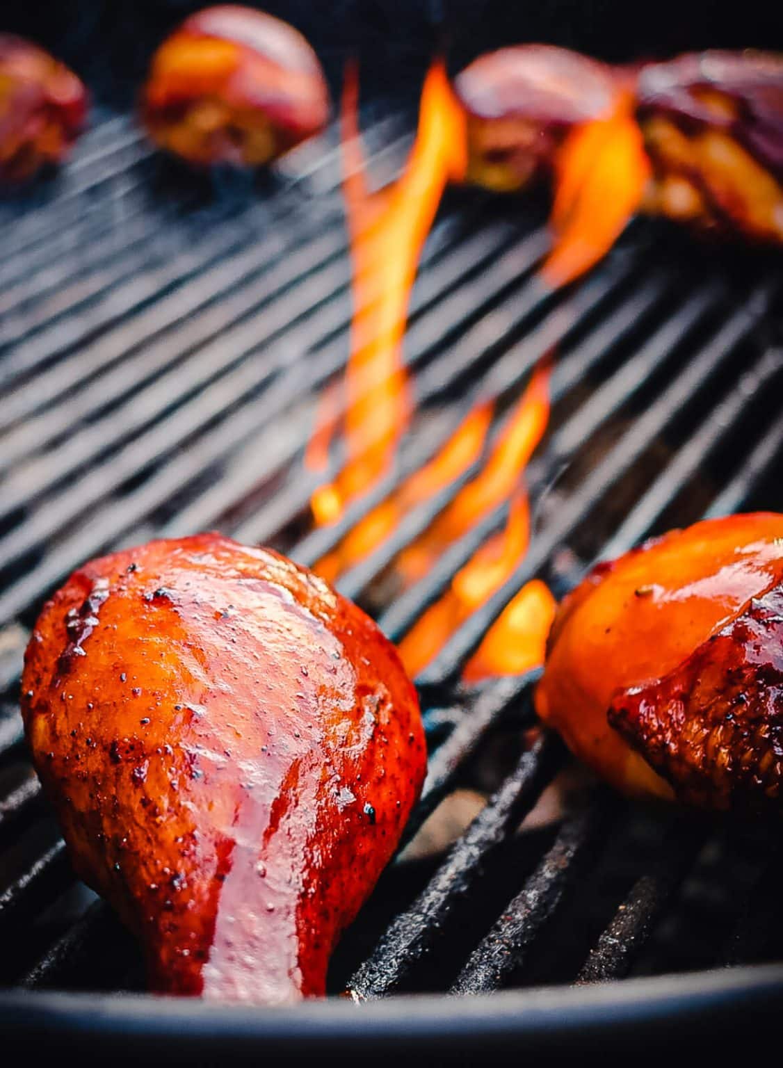 Smoked Chicken Drumsticks Honey Glazed Grillseeker