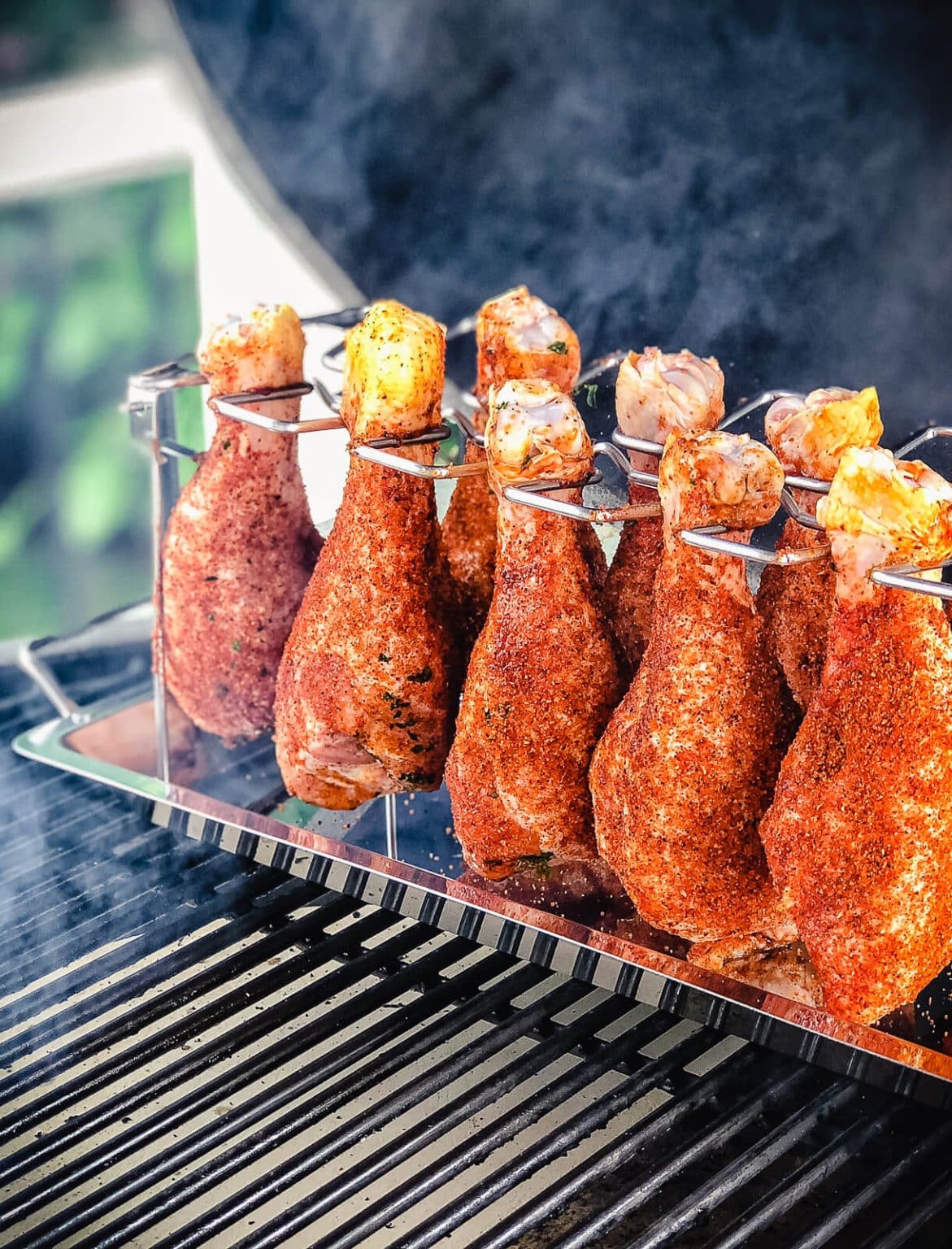 Smoked Chicken Drumsticks (Honey Glazed) - Grillseeker