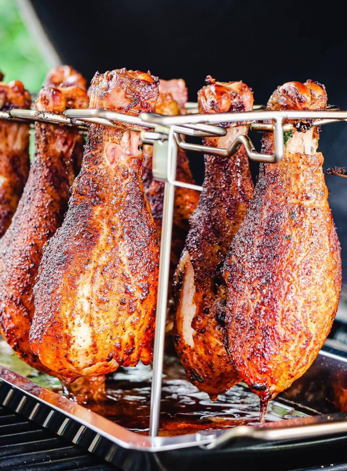 Smoked Chicken Drumsticks (Honey Glazed) - Grillseeker