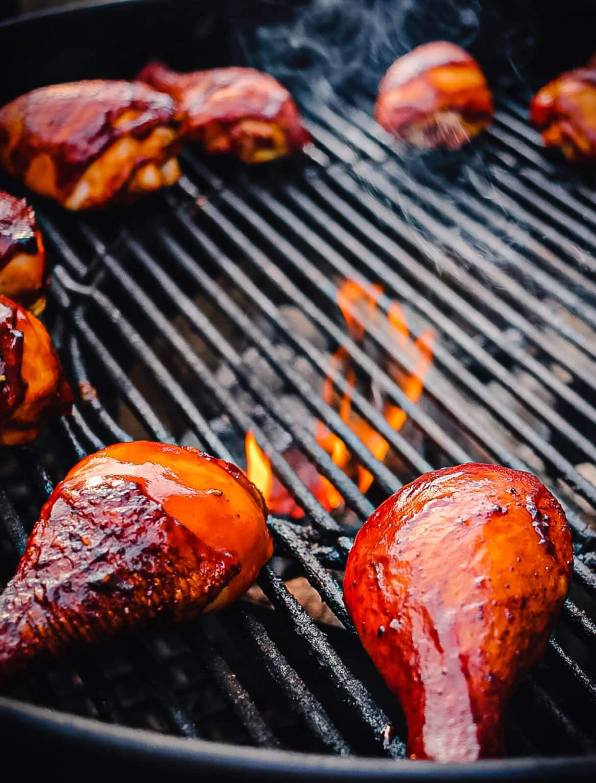 Smoked Chicken Drumsticks (Honey Glazed) - Grillseeker