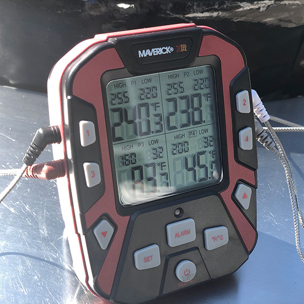 XR-50 Remote BBQ Smoker Thermometer with 4 Probes