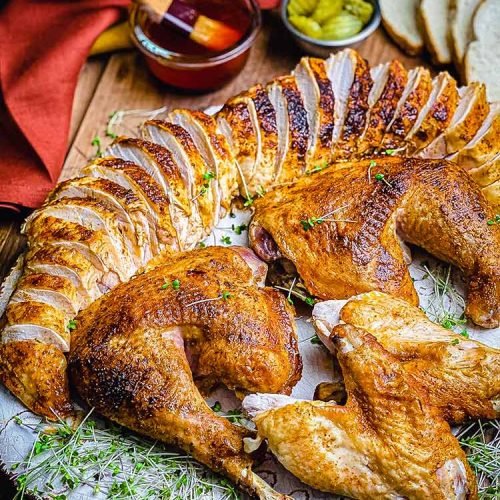 Grilled Whole Turkey Recipe - Grillseeker