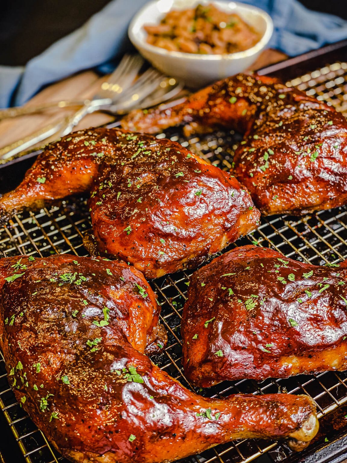 How To Grill Chicken Quarters Outdoor Recipes - Grillseeker