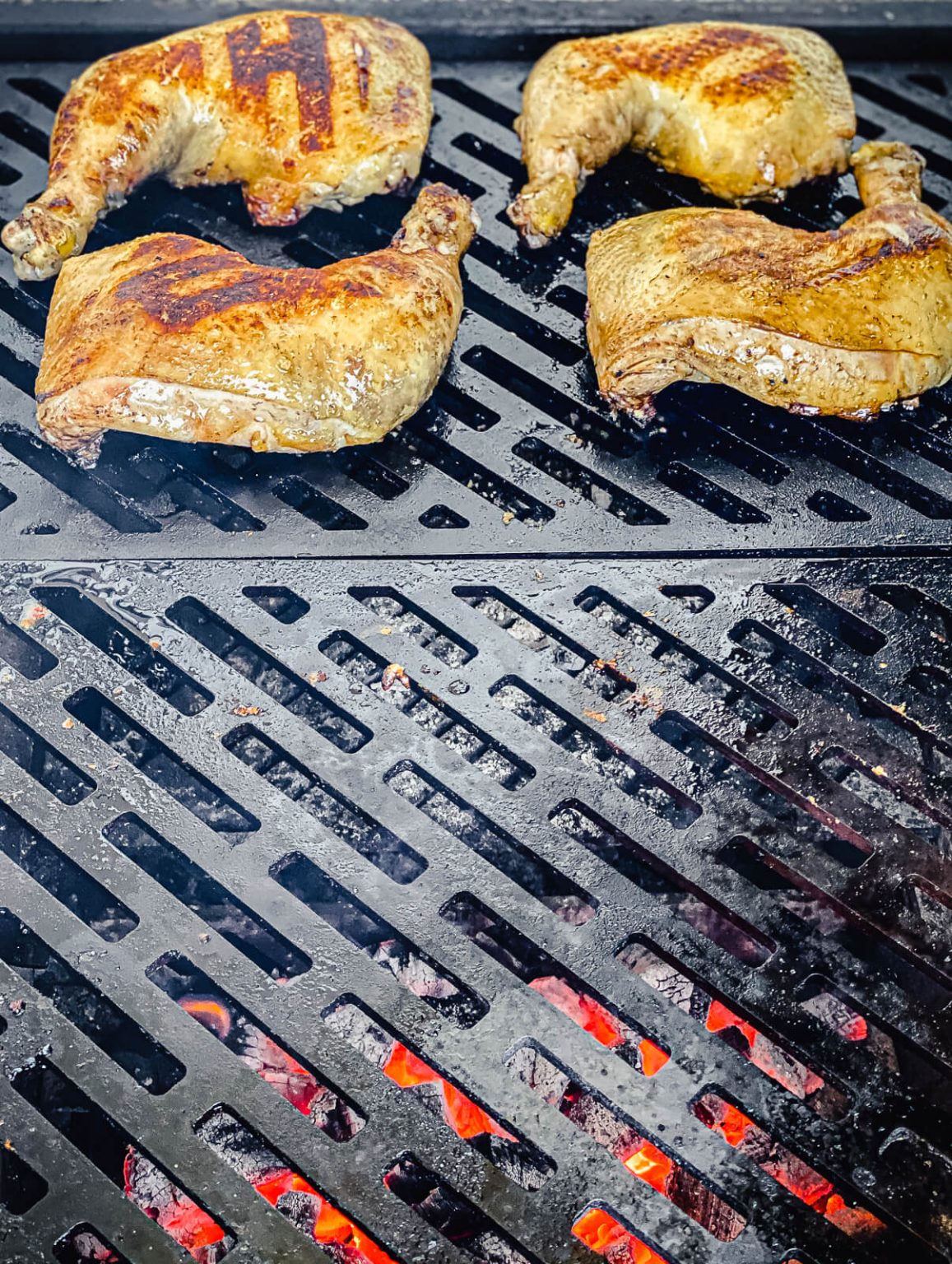 How To Grill Chicken Quarters Outdoor Recipes - Grillseeker