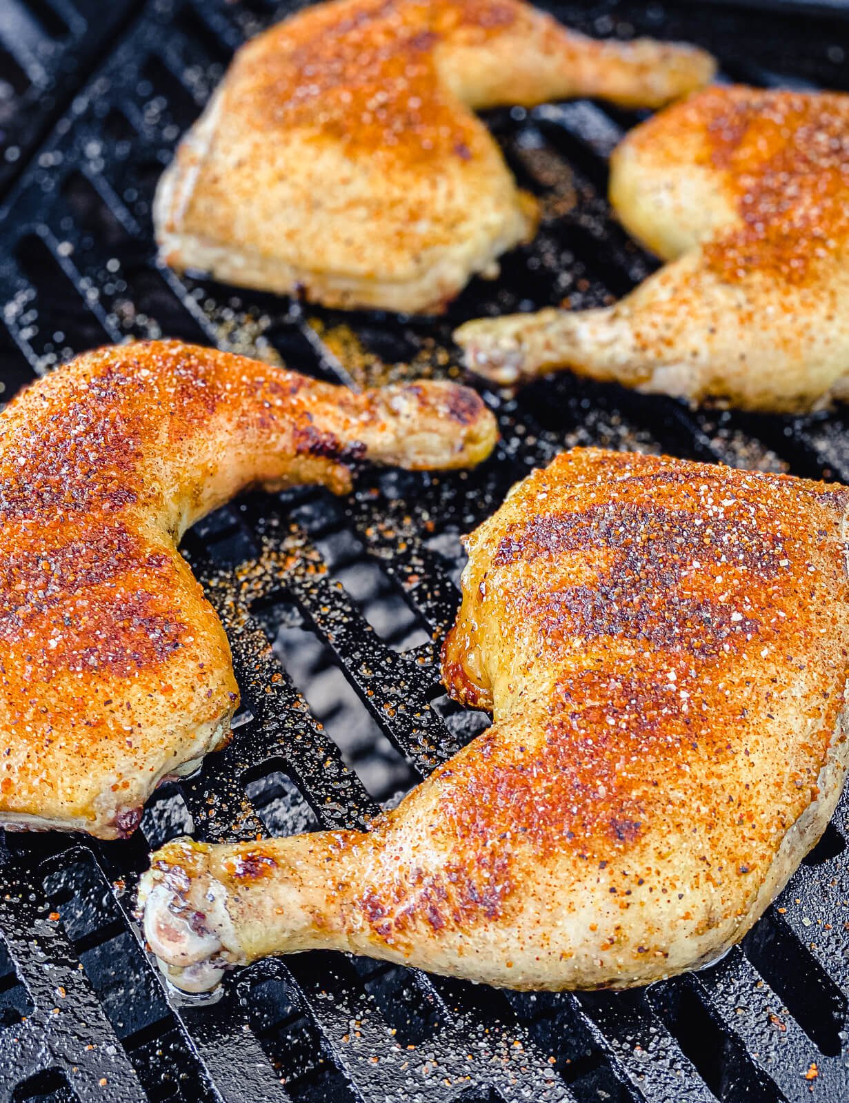 How To Grill Chicken Quarters Outdoor Recipes Grillseeker