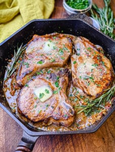 Pan Seared Pork Chops w/ Rustic Sun-dried Tomato Sauce - Grillseeker