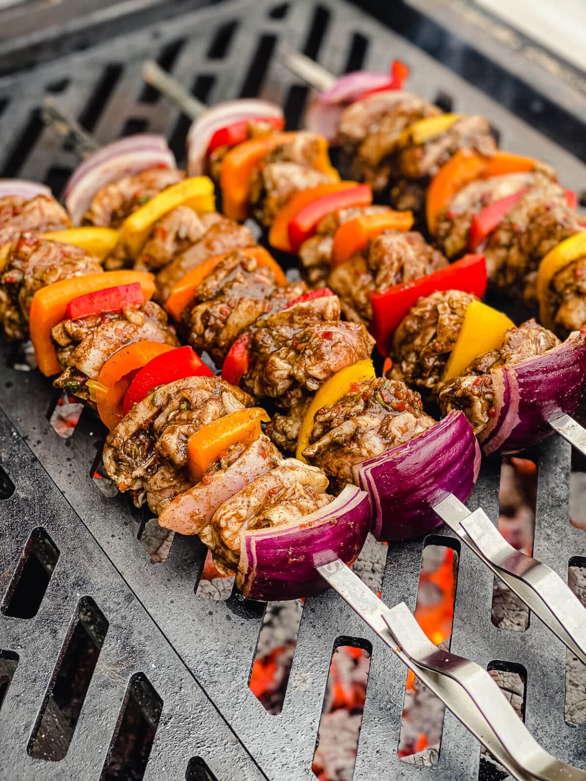 Jamaican Jerk Chicken Skewers -Grillseeker